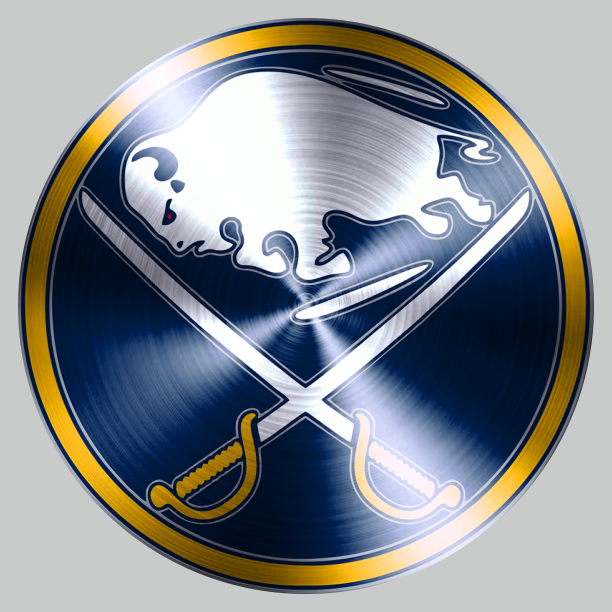 Buffalo Sabres Stainless steel logo iron on paper